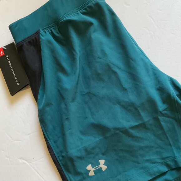 UNDER ARMOUR Heatgear Men's Fitted Swim Shorts NWT Size L - Picture 2 of 3